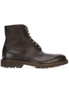Eleventy Lace-up Boots, Men's, Size: 41.5, Brown, Rubber/leather