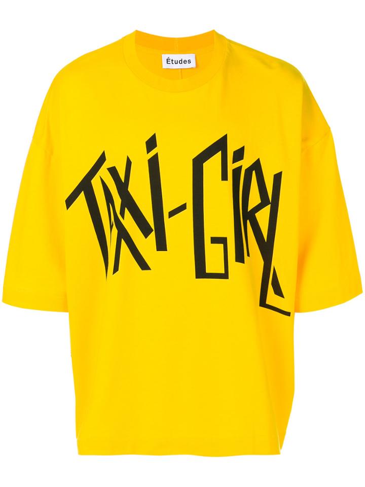 Études Desert Taxi Girl T-shirt - Yellow & Orange