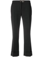 Fay Cropped Trousers - Black