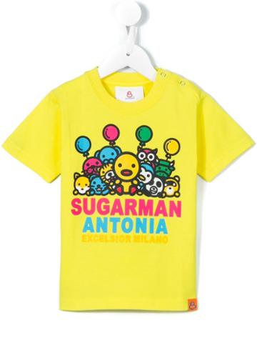 Sugarman Kids Animal Parade Print T-shirt, Toddler Boy's, Size: 2 Yrs, Yellow/orange
