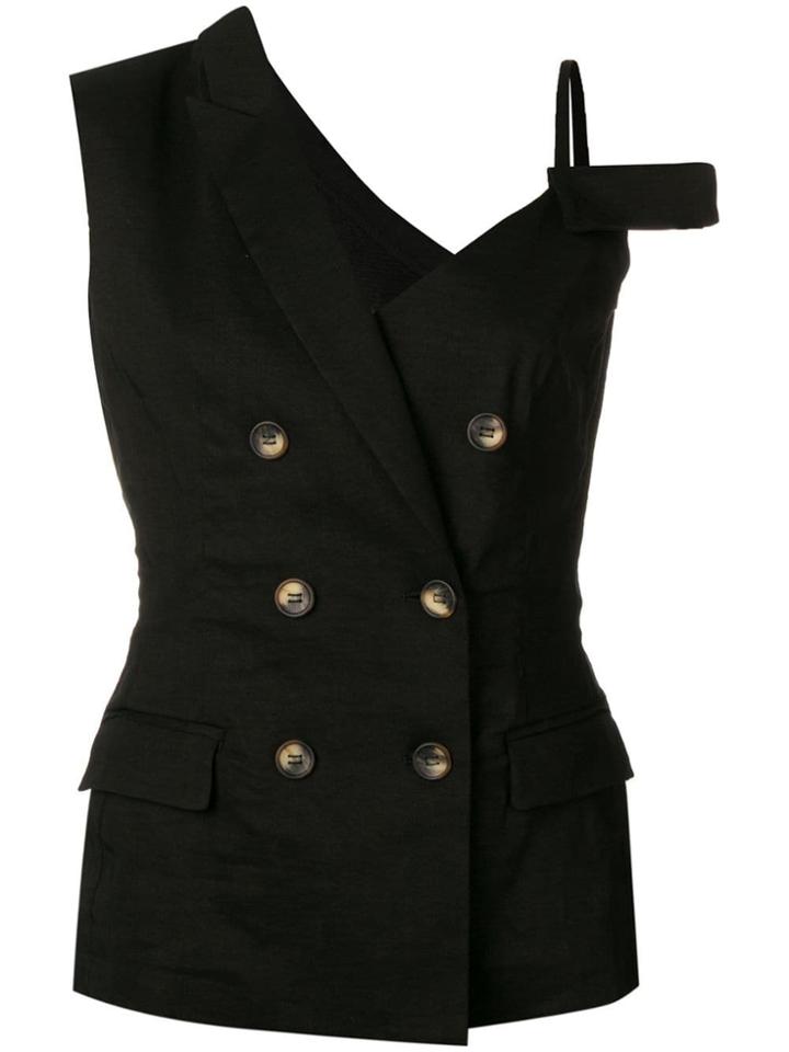 Pinko Deconstructed Waistcoat - Black
