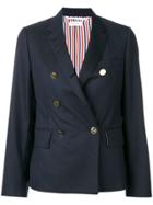 Thom Browne Narrow Shoulder Wool Sport Coat - Blue