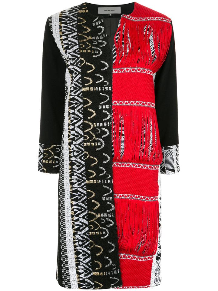 Han Ahn Soon Embroidered Tailored Coat - Black