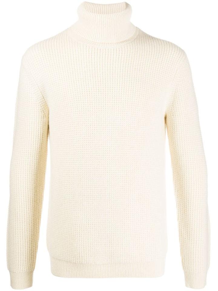 Theory Roll Neck Jumper - Neutrals