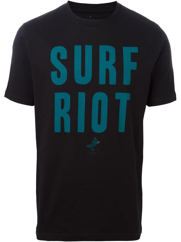 Paul Smith Red Ear 'surf Riot' T-shirt