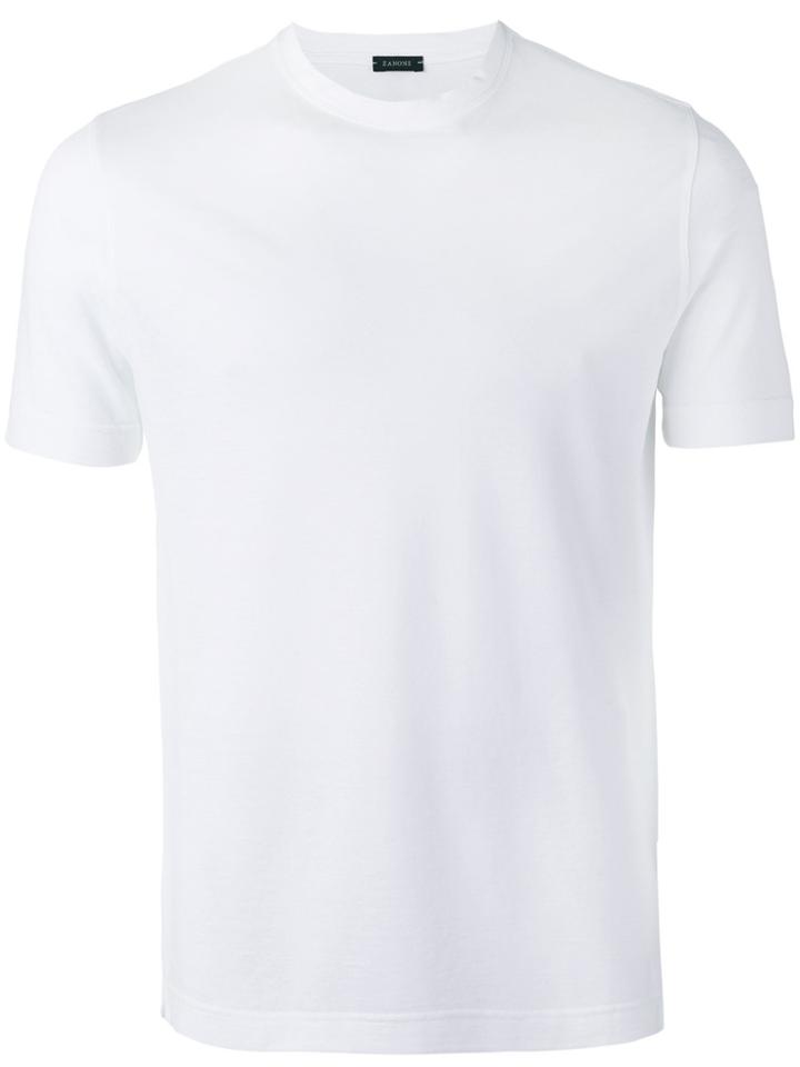Zanone Crew Neck T-shirt - White