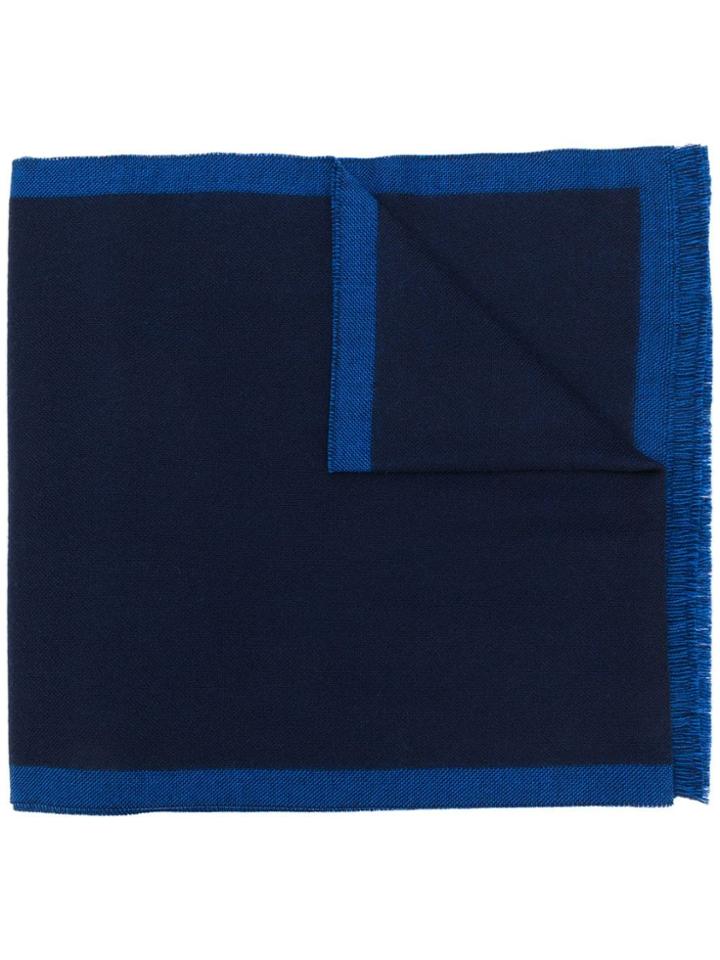 Fay Two-tone Scarf - Blue