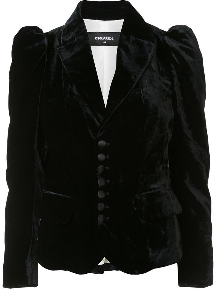 Dsquared2 Raised Shoulder Jacket - Black