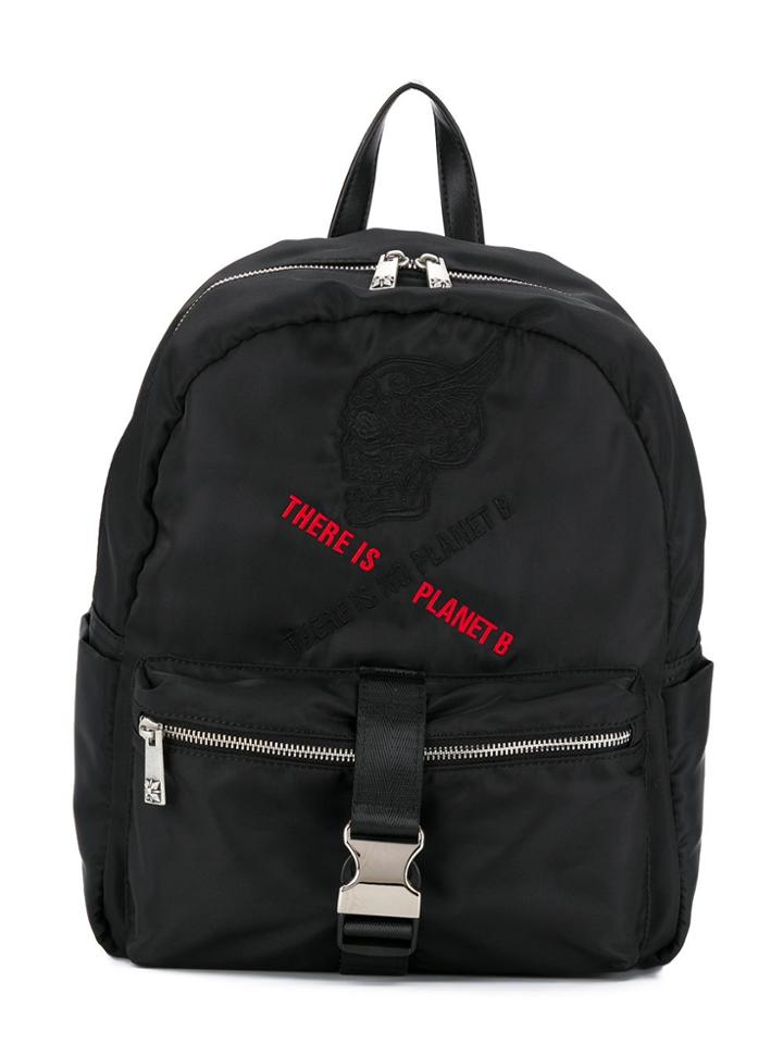 John Richmond Junior Embroidered Changing Backpack - Black
