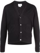 Thom Browne Cashmere Buttoned Cardigan - Black