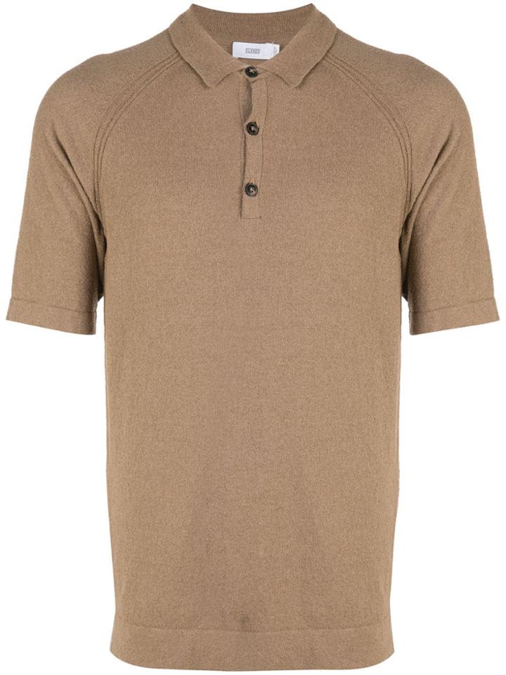 Closed Knitted Polo Shirt - Brown