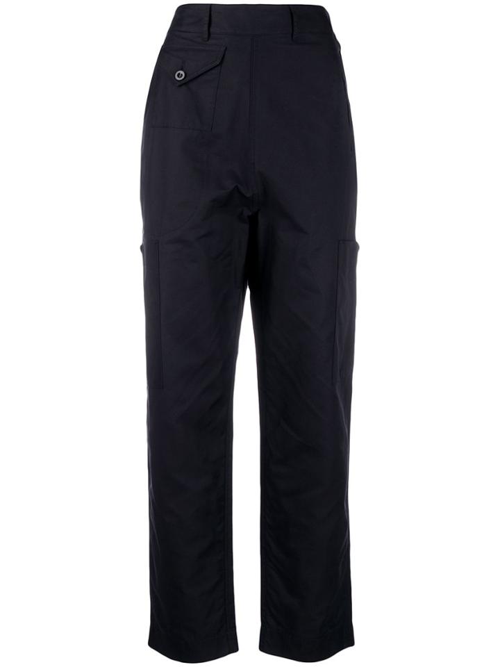 Katharine Hamnett London Denise High-waisted Trousers - Blue