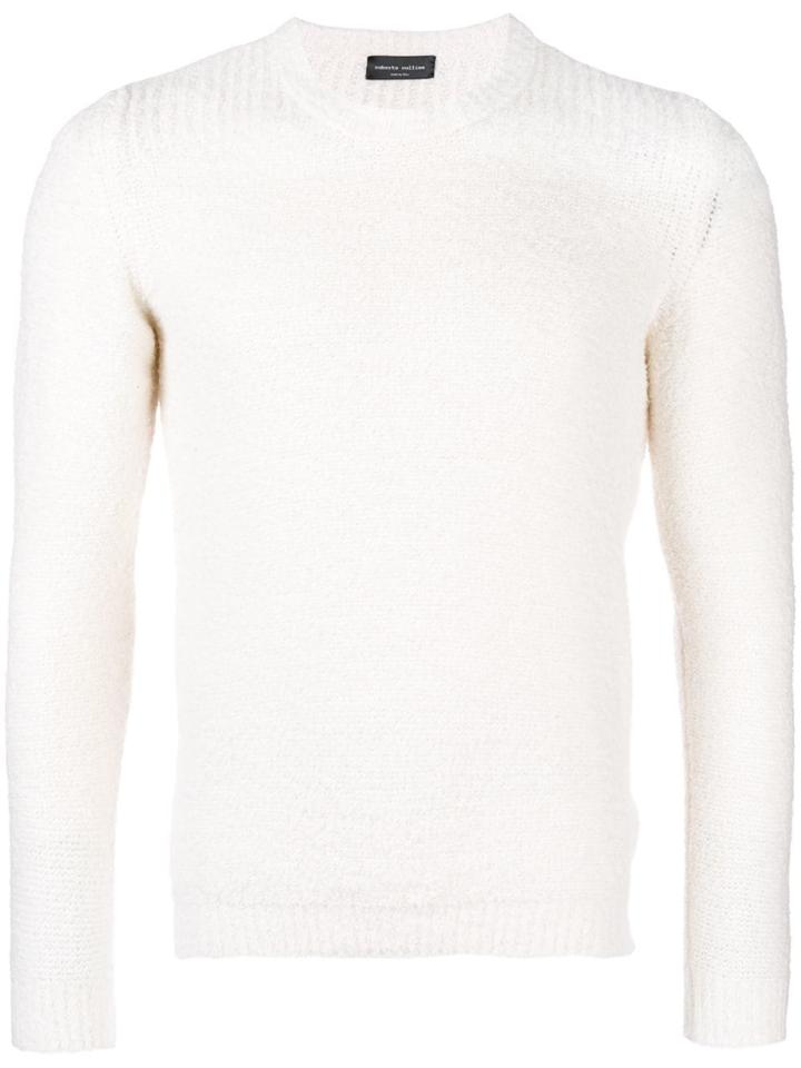 Roberto Collina Perfectly Fitted Sweater - White