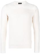 Roberto Collina Perfectly Fitted Sweater - White