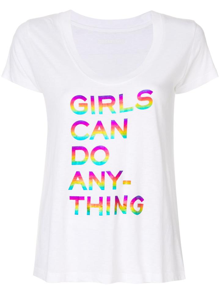 Zadig & Voltaire Slogan Print T-shirt - White