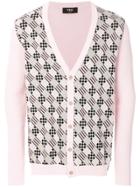 Fendi Buttoned Cardigan - Pink & Purple