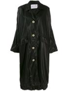 Sonia Rykiel Oversized Midi Coat - Black