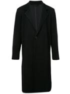 Homme Plissé Issey Miyake Textured Single-breasted Coat - Black