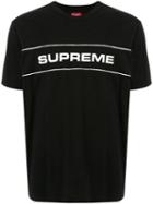 Supreme Team Ringer Top - Black