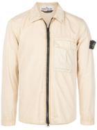Stone Island Zipped Shirt Jacket - Neutrals