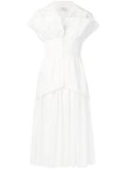 Fendi Cotton Chemisier Dress - White