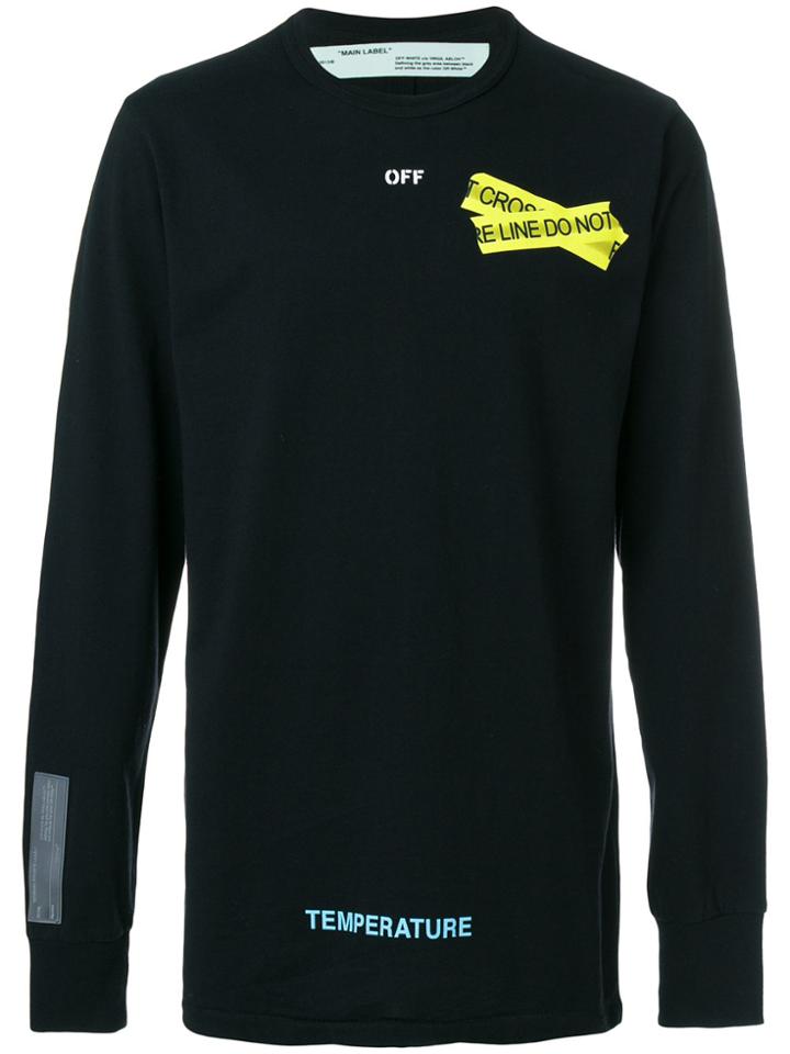Off-white Firetape Sweatshirt - Black