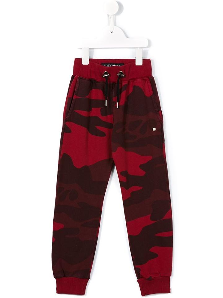Hydrogen Kids Camouflage Track Pants, Boy's, Size: 12 Yrs, Red