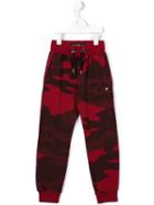 Hydrogen Kids Camouflage Track Pants, Boy's, Size: 12 Yrs, Red