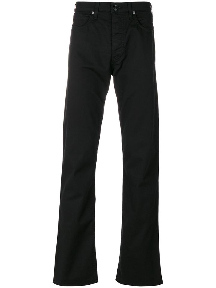 Armani Jeans - Bootcut Jeans - Men - Cotton/spandex/elastane - 33, Black, Cotton/spandex/elastane