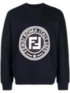 Fendi Front Logo Sweatshirt - Black