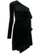 Philosophy Di Lorenzo Serafini One-shoulder Velvet Dress - Black