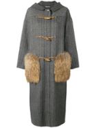 Weekend Max Mara Long Duffle Coat - Grey
