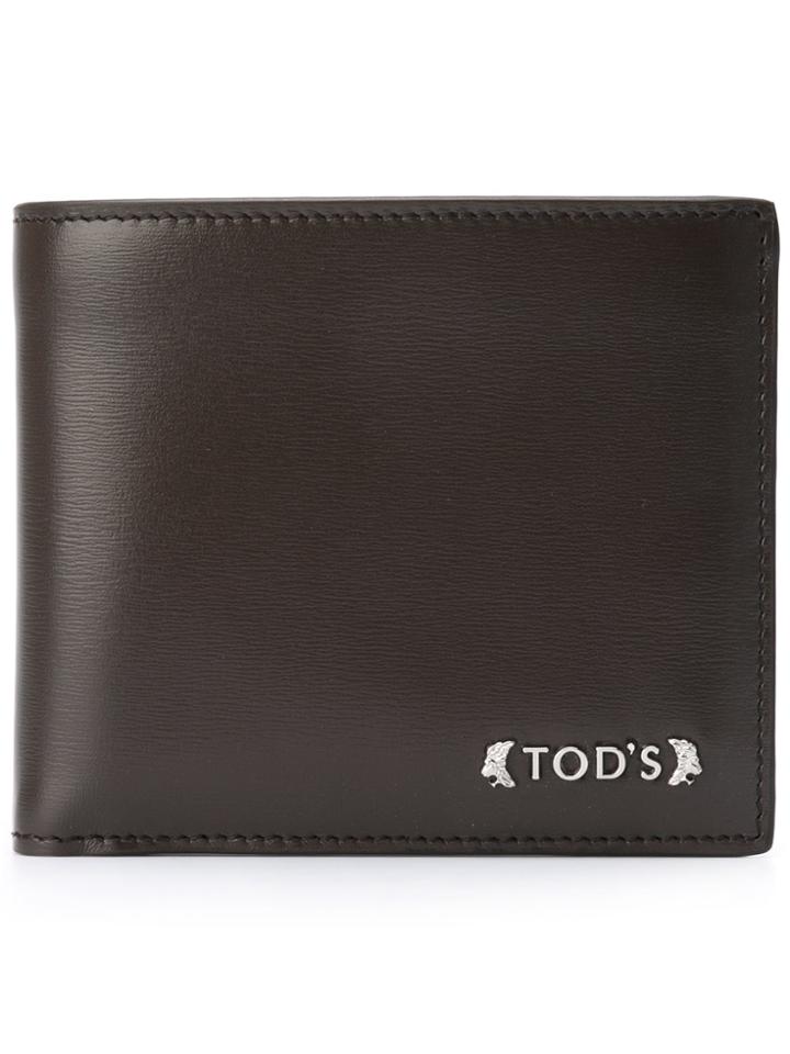 Tod's Logo Plaque Wallet - Brown