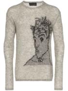 Martin Diment Egon Schiele Intarsia Jumper - Grey