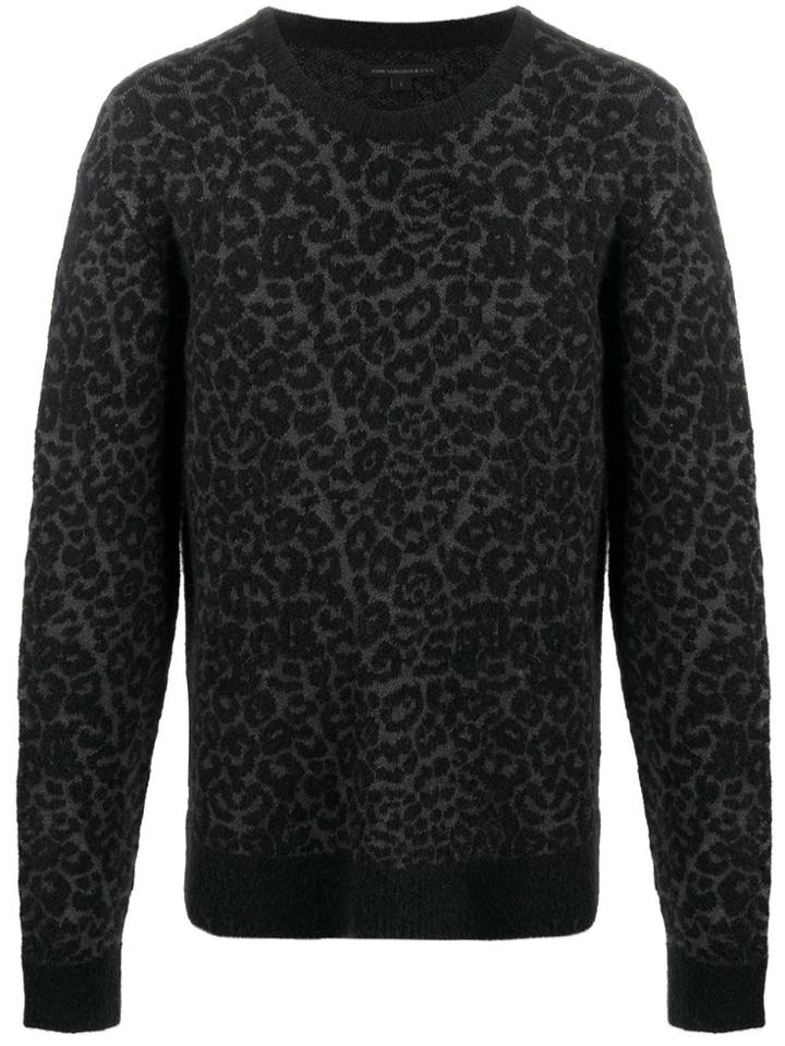 John Varvatos Knitted Jumper - Black