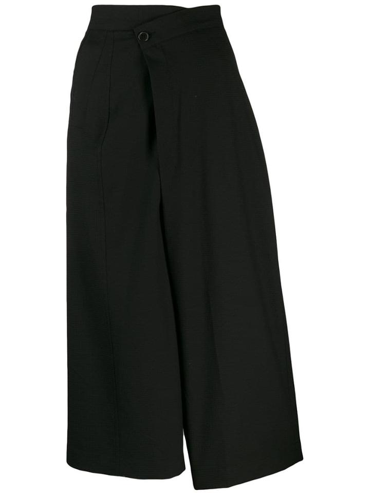 Henrik Vibskov Cropped Palazzo Trousers - Black