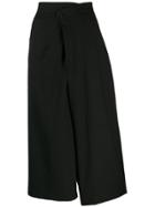 Henrik Vibskov Cropped Palazzo Trousers - Black