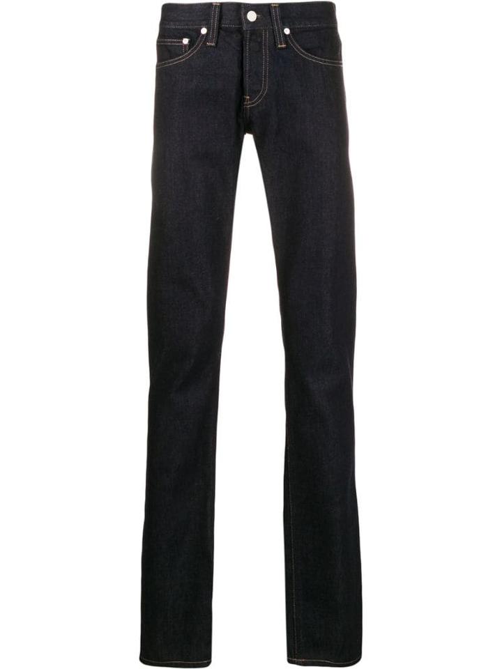 Helmut Lang Long Straight-cut Jeans - Blue