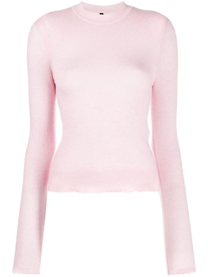 Unravel Project Destroyed Detail Jumper - Pink