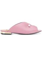 Coliac Pearl Pierced Sandals - Pink