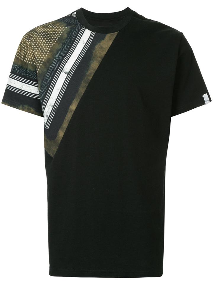 Yoshiokubo Shibori Bandana Print T-shirt - Black