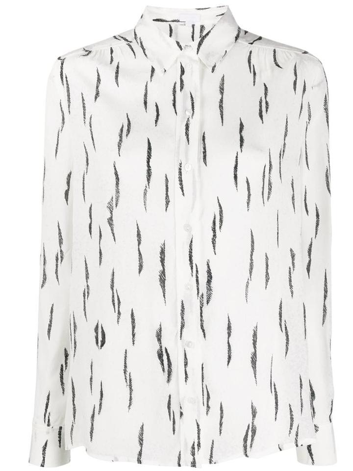 Lala Berlin Scribble Print Shirt - White