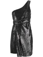 Liu Jo One Shoulder Mini Dress - Black