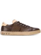 Tod's Perforated Lace-up Sneakers - Brown