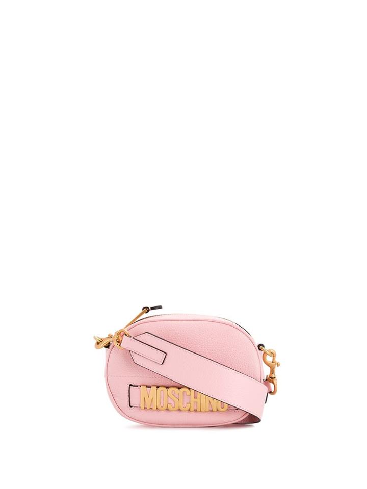 Moschino Rossa Logo Shoulder Bag - Pink