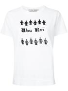 Tu Es Mon Trésor Ubu Roi Embroidered T-shirt - White