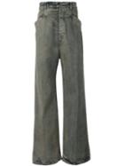 Rick Owens Drkshdw 'mastodon Hustler' Jeans, Men's, Size: 30, Blue, Cotton