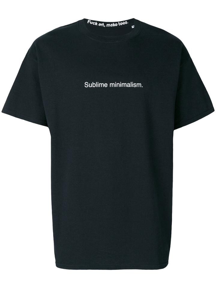 F.a.m.t. Sublime Minimalism T-shirt - Black