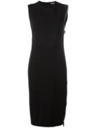 Tom Ford Side Zip Panel Dress, Women's, Size: 38, Black, Viscose/polyamide/spandex/elastane/silk