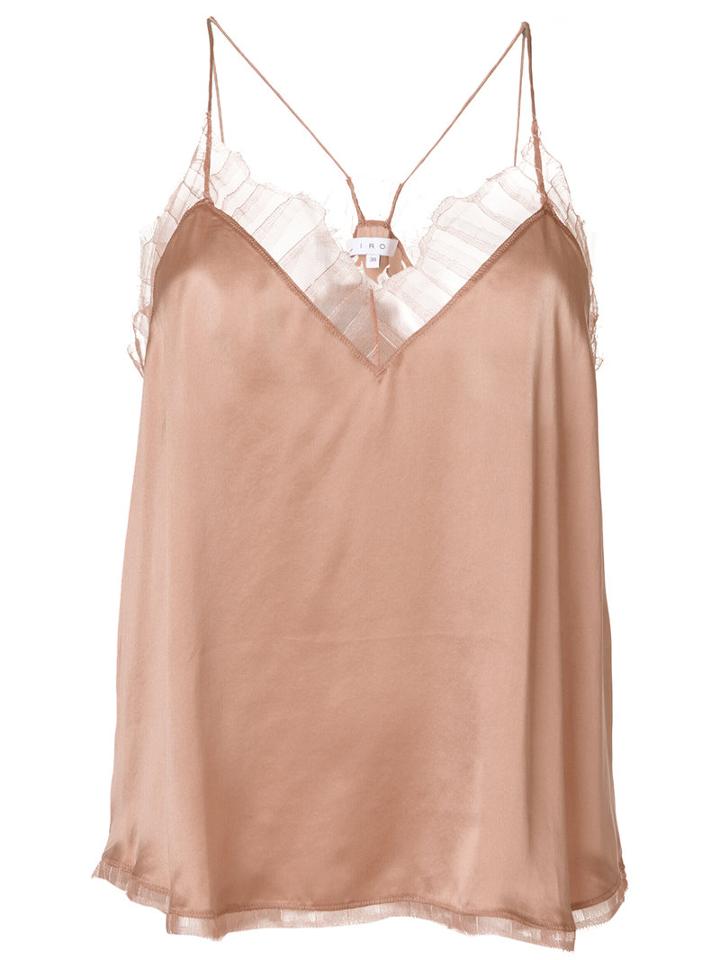 Iro - Camisole Top - Women - Silk/polyamide - 36, Pink/purple, Silk/polyamide